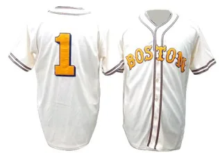 Men's Authentic Cream Bobby Doerr Boston Red Sox Throwback Jersey