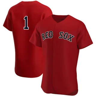Men's Authentic Red Bobby Doerr Boston Red Sox Alternate Team Jersey