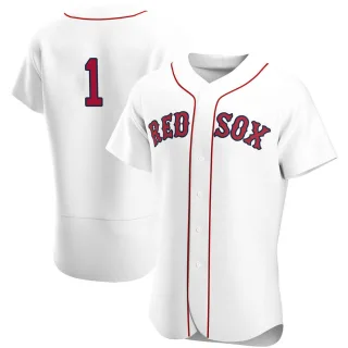 Men's Authentic White Bobby Doerr Boston Red Sox Home Team Jersey