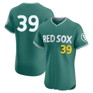 Men's Elite Green Marcelo Mayer Boston Red Sox 2025 City Connect Jersey