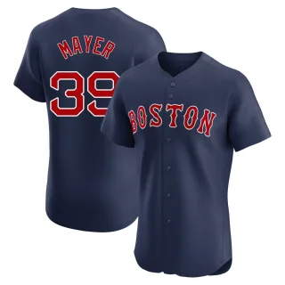 Men's Elite Navy Marcelo Mayer Boston Red Sox Alternate Jersey