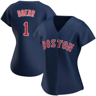 Women's Authentic Navy Bobby Doerr Boston Red Sox Alternate Jersey