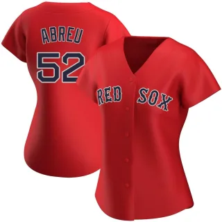 Women's Authentic Red Wilyer Abreu Boston Red Sox Alternate Jersey