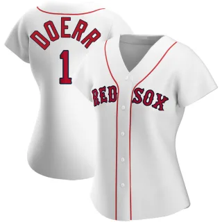 Women's Authentic White Bobby Doerr Boston Red Sox Home Jersey