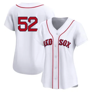 Women's Limited White Wilyer Abreu Boston Red Sox 2nd Home Jersey