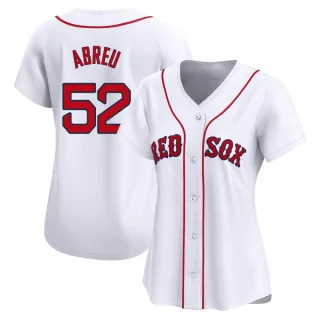 Women's Limited White Wilyer Abreu Boston Red Sox Home Jersey