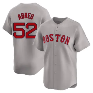 Youth Limited Gray Wilyer Abreu Boston Red Sox Away Jersey