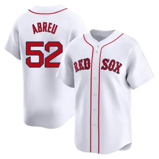 Youth Limited White Wilyer Abreu Boston Red Sox Home Jersey
