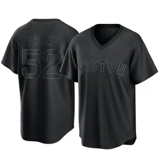 Youth Replica Black Wilyer Abreu Boston Red Sox Pitch Fashion Jersey