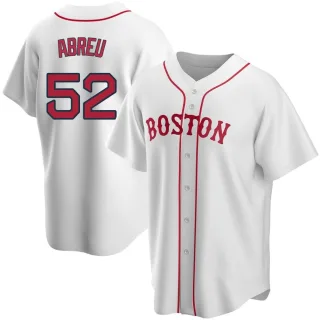 Youth Replica White Wilyer Abreu Boston Red Sox Alternate Jersey
